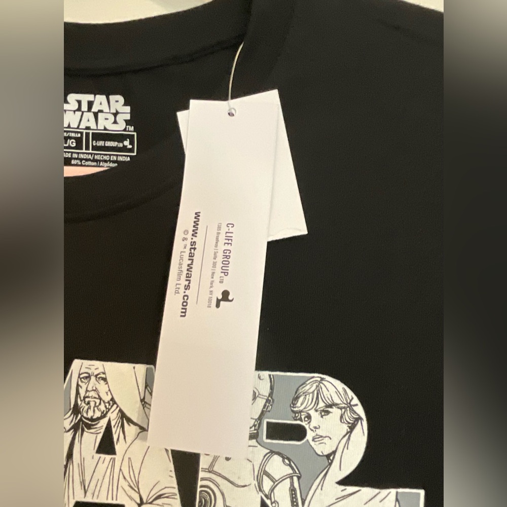 *SOLD* NWT Adult STAR WARS Tee Shirt Large - Picture 7 of 9